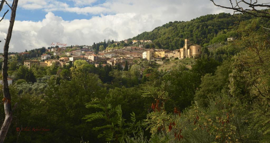 La Terrazza Villa Chianni Eksteriør billede